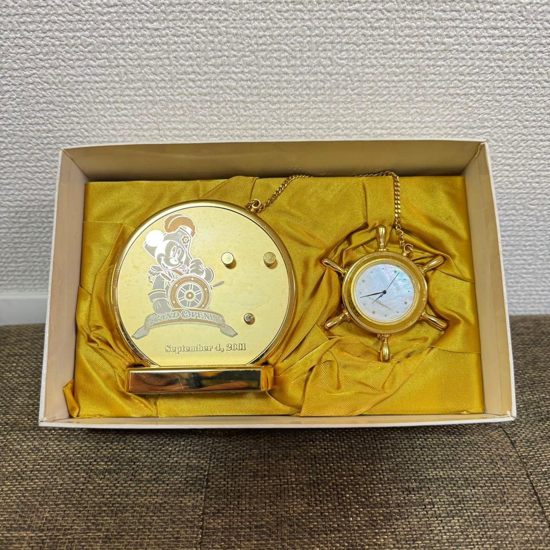 【超希少品!】東京ディズニーシー グランドオープン 記念 コレクターズ 懐中時計
