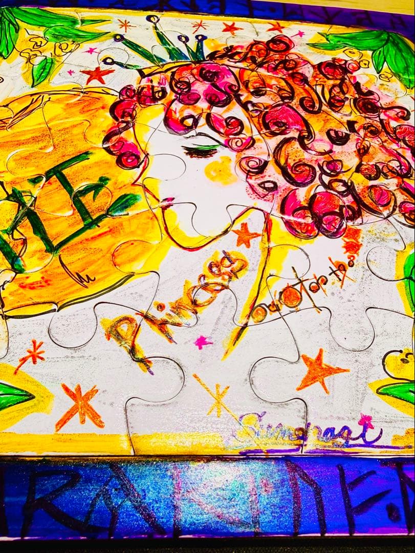 これでラスト‼️皇自身モチーフの大開運招福パズル絵画 皇が貴方を幸せにするパズル❣️