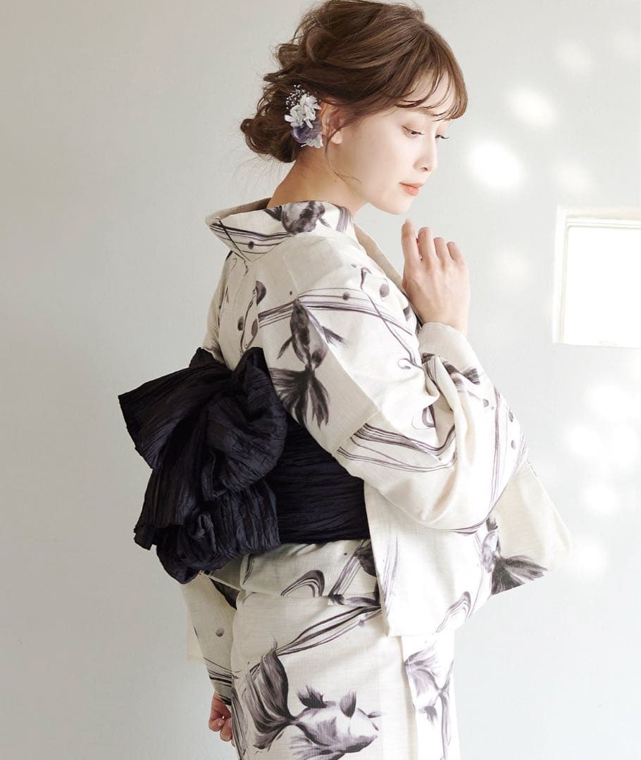 【 Dita 】　浴衣セット　京の凪金魚