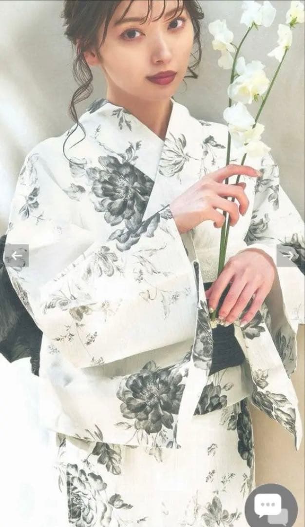 DITA 水彩の十六夜色 浴衣・帯 下駄 腰紐セット