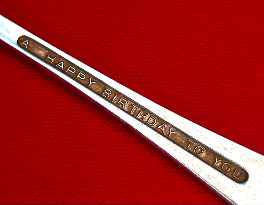 【SILVER】資生堂 永年勤続記念マーク入りスプーン