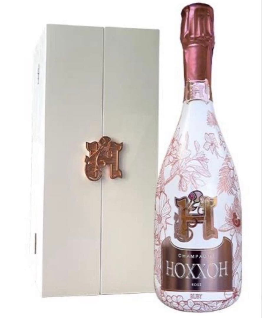 HOXXOH オックス ルビー　ロゼ　ルミナス　シャンパンボトル　箱付　未開封