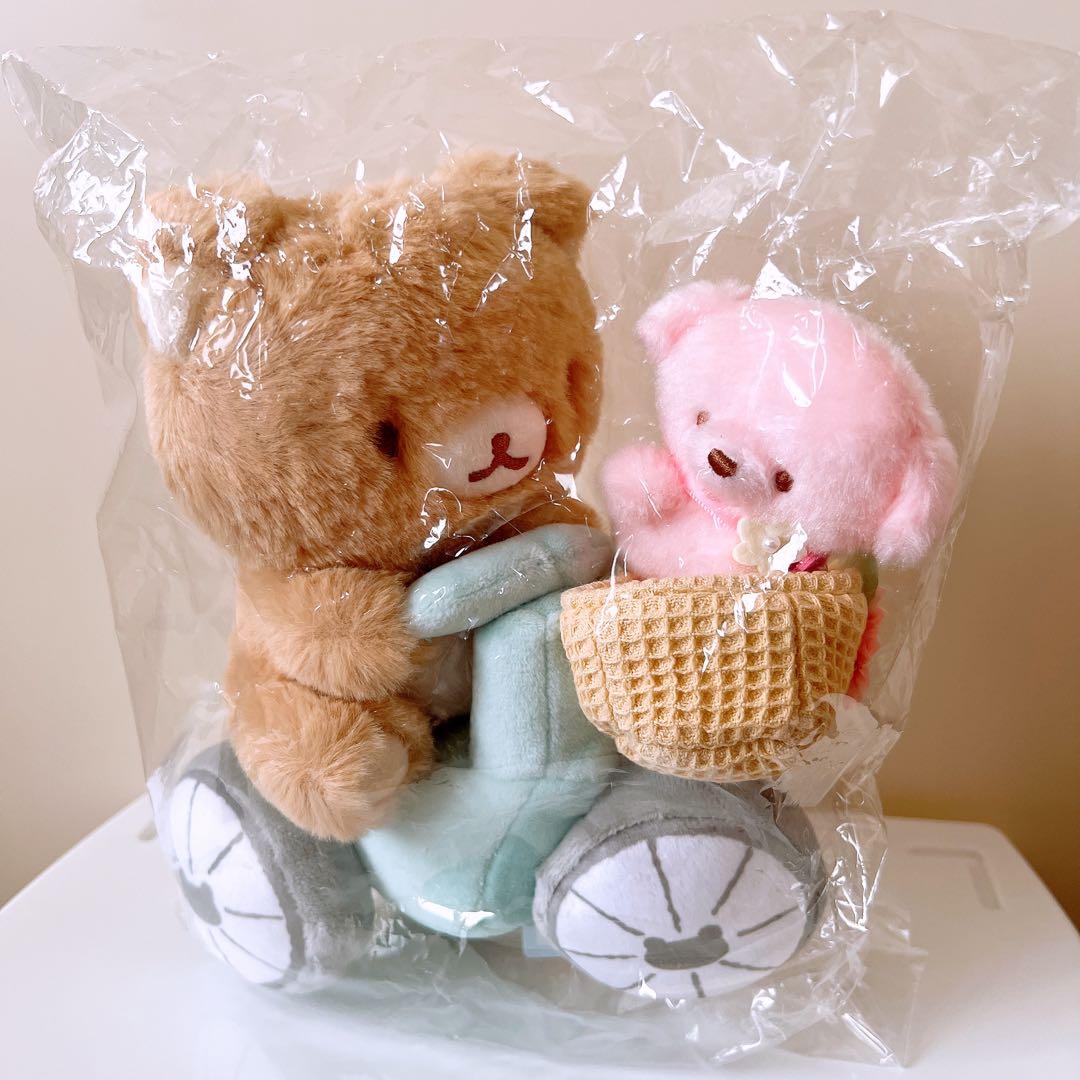 【ゆうゆう】リラックマルシェ　マルシェノコイヌ　自転車　ぬいぐるみ　限定