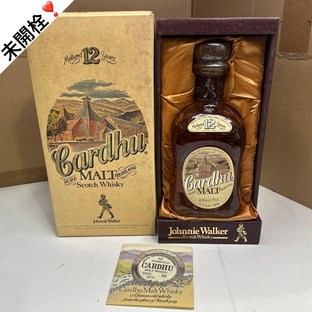 5820【未開栓】Cardhu 12年 スコッチウイスキー 43度 750mL