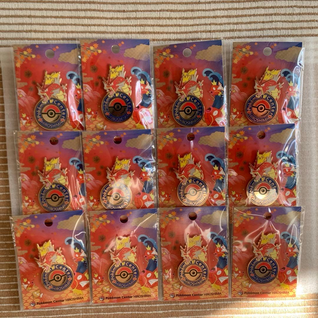 【限定販売】ポケモンセンターヒロシマ 広島　ロゴピンズ　ポケモン　12個セット