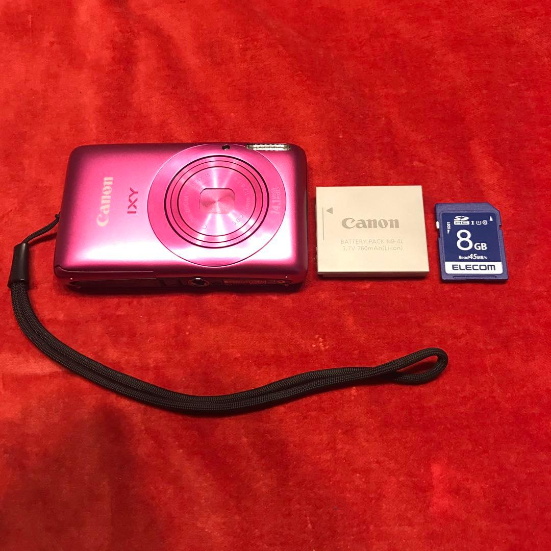 美品　Canon IXY 400F ピンク デジカメ コンデジ キャノン