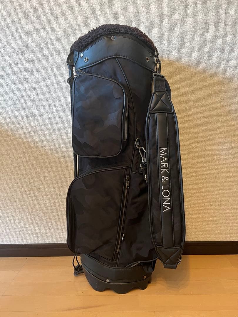 MARK & LONA キャディバッグ ブラック/迷彩