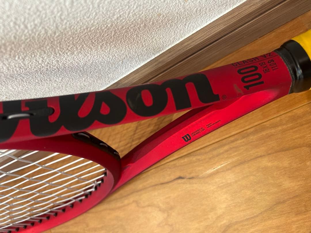 d*9様 Wilson Clash V2. 100 硬式テニスラケット