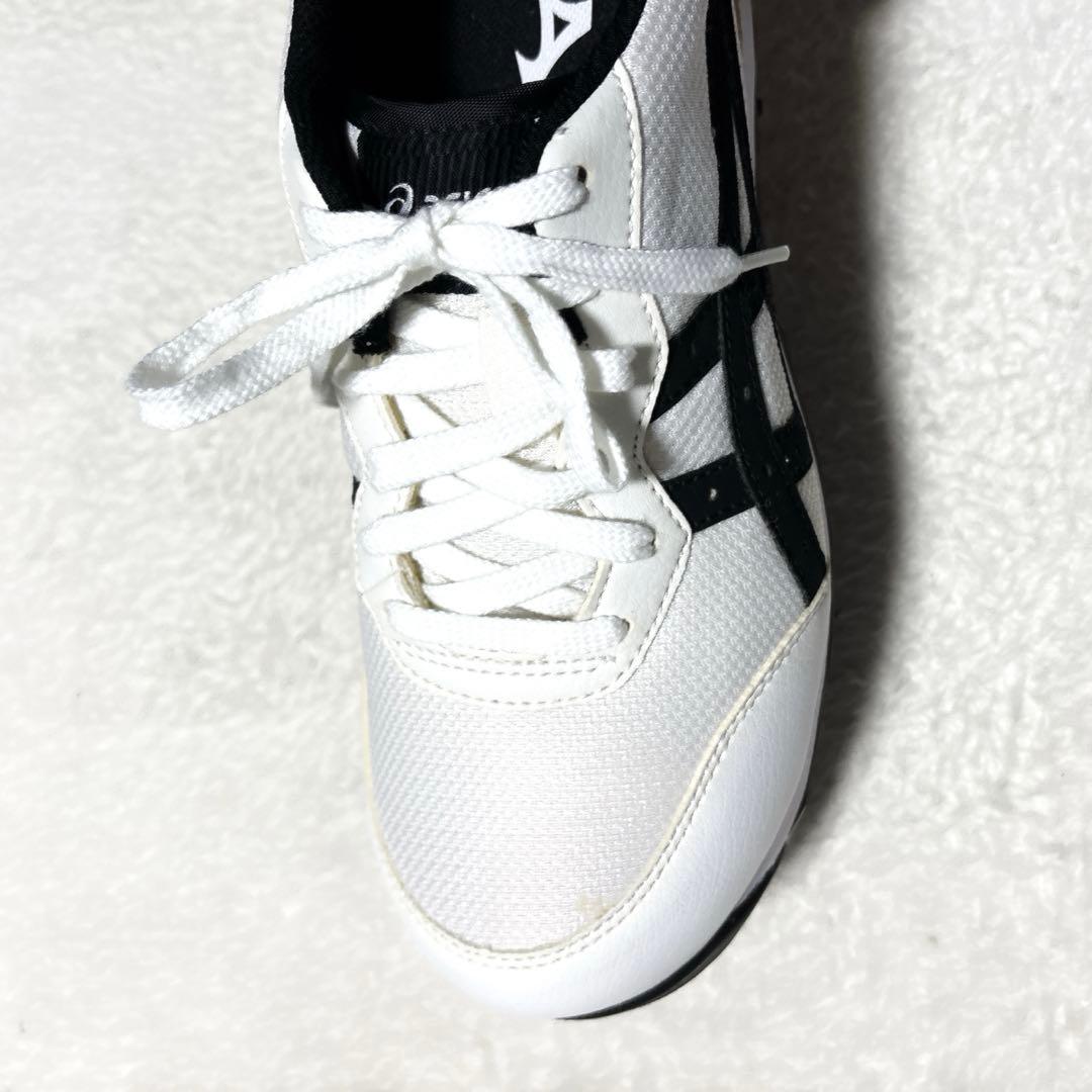 ASICS アシックス　安全靴　ウィンジョブ CP201 白　黒　 24.5cm