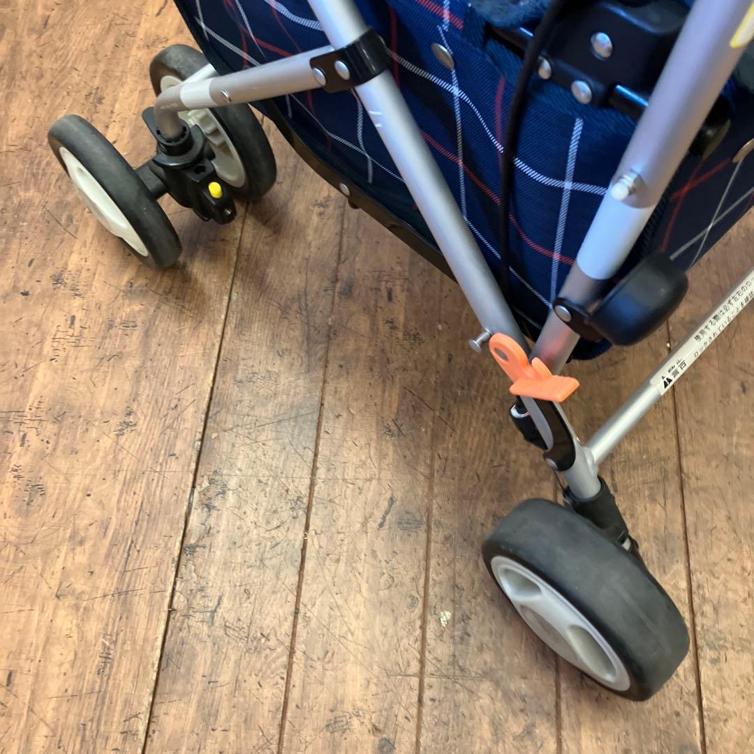 幸和 シルバーカー TacaoF チェック柄 シルバーカー 座れる 折りたたみ式