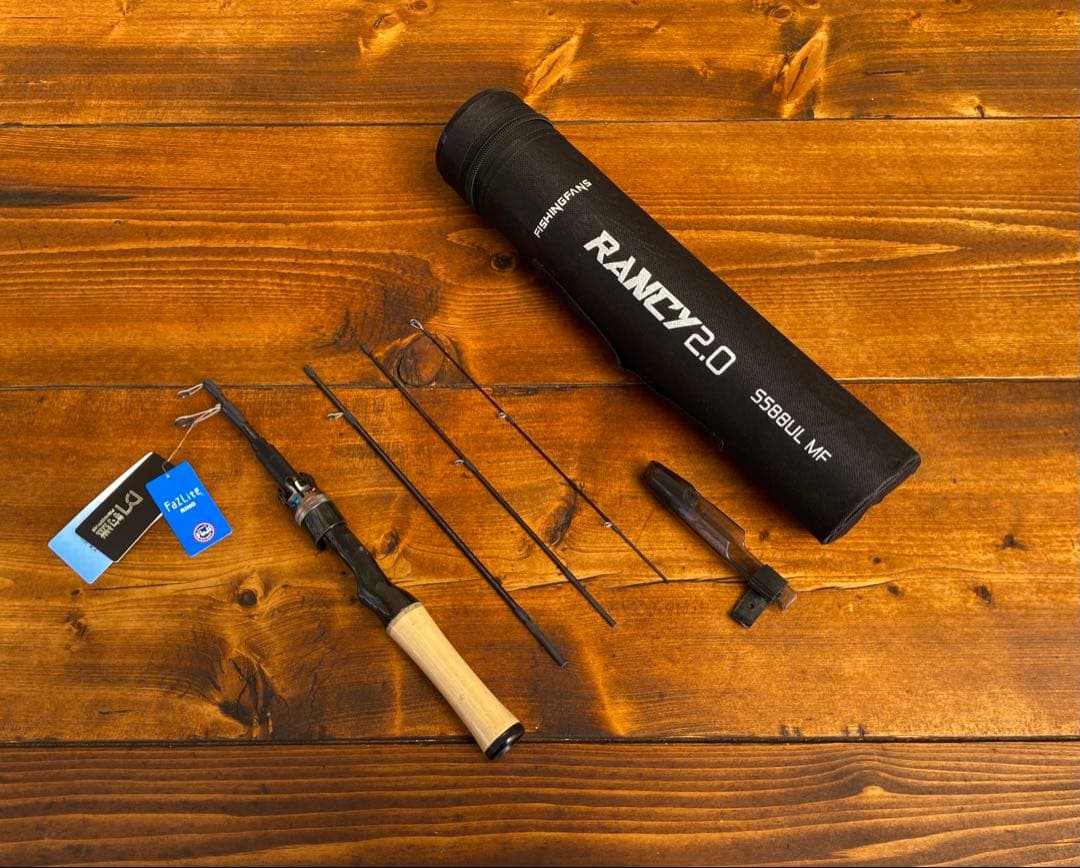 長さが変えられる　トラウトロッド　テレスコロッド　スピニングロッド 588UL