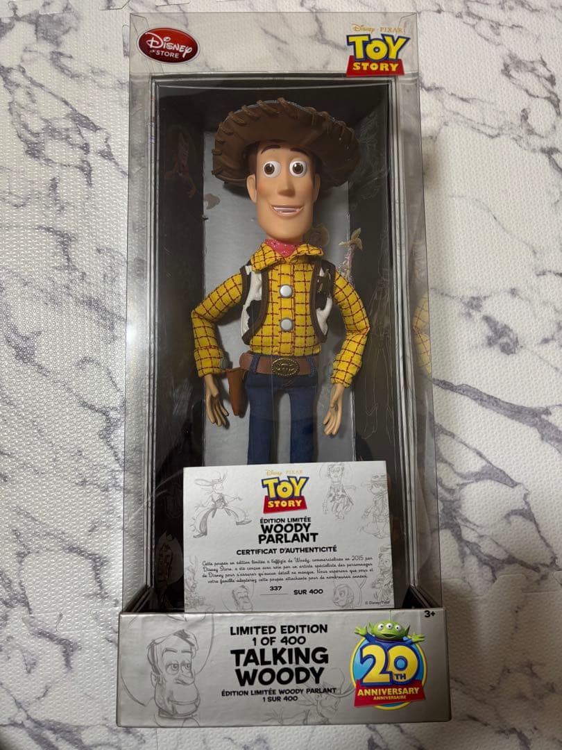 激レア　ディズニーストア　トーキング　ウッディ　トイストーリー　世界限定400