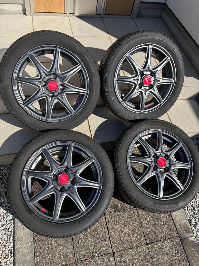 あっくん　165/55R15 NH200 25年製+RIVAZZAホイール