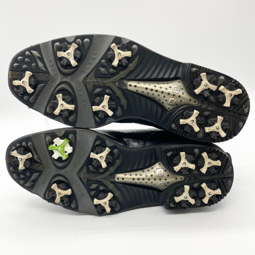 【訳あり】FJ FootJoy icon boa ゴルフシューズ スパイク 黒
