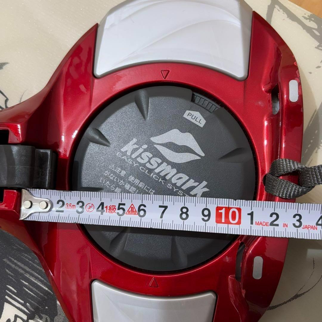 スノボ　K2 RESPITE 140 ビンディング　キスマーク　ステップイン