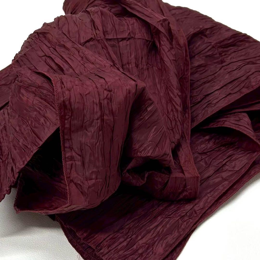 浴衣　大きめサイズ　浴衣 3L 牡丹　兵児帯　ボルドー　2点　新品　0805⑦