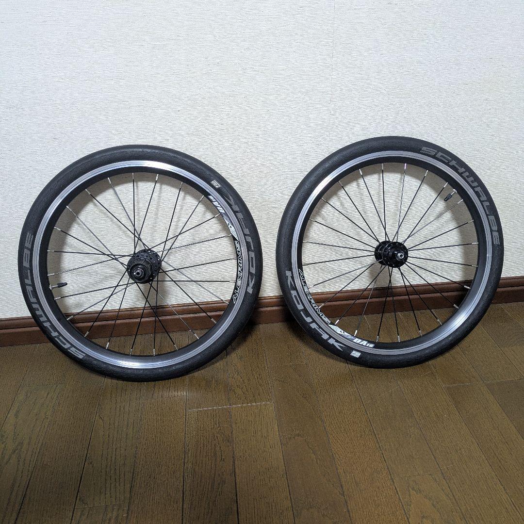 【程度良】BIrdy Air 前後ホイールセット タイヤ付