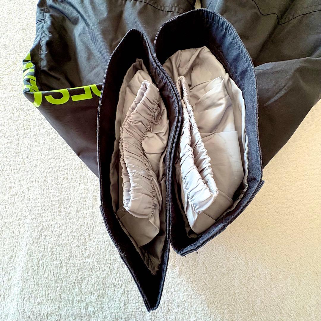 150 デサント　ヒートナビ　スキー　上下　グリーン　ブラック　スノーウェア