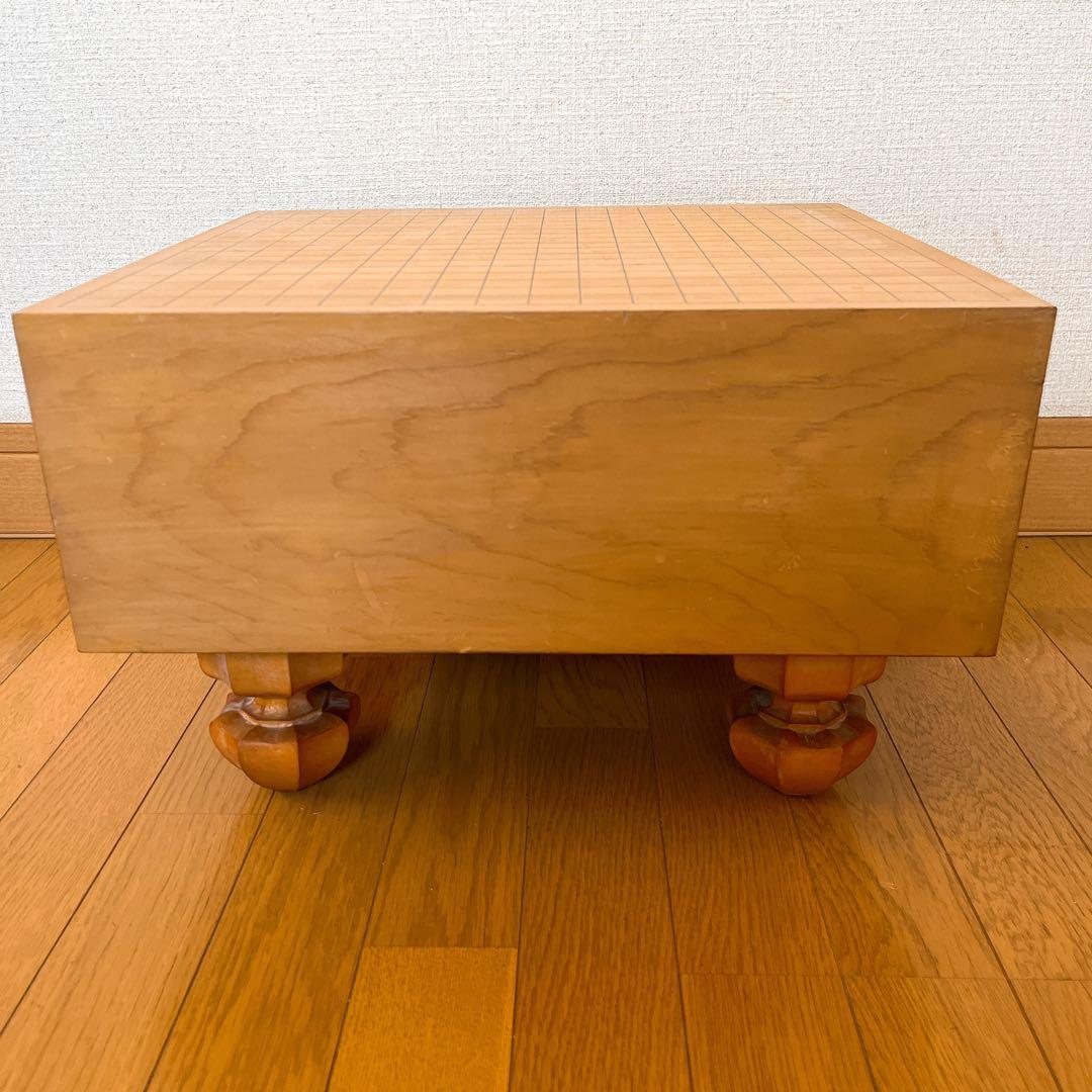 高級囲碁セット 碁盤 碁石 碁笥 へそ 脚付 蛤碁石 高級天然木