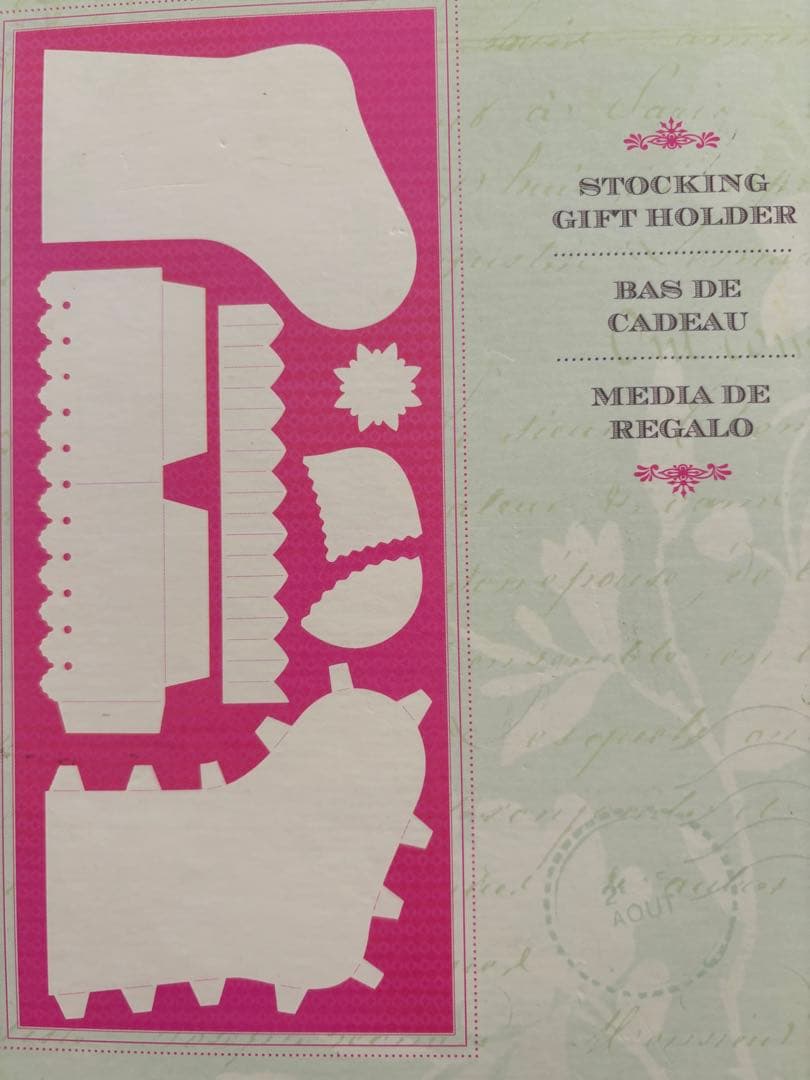 アルバム・スクラップ Sizzix Bigz Stocking Gift Holder 658744