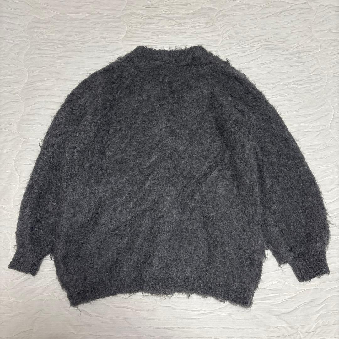 Darich グレー 長袖カーディガン　フラッフィーオーバープルオーバー