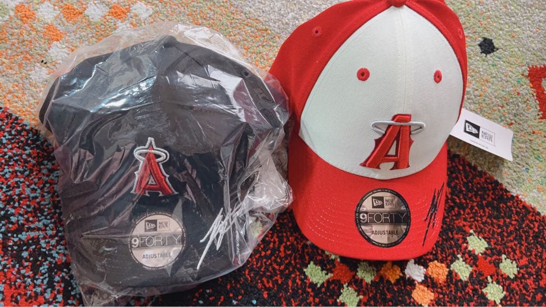 エンゼルス 9FORTY キャップ 　NEW ERA大谷翔平 サイン刺繍