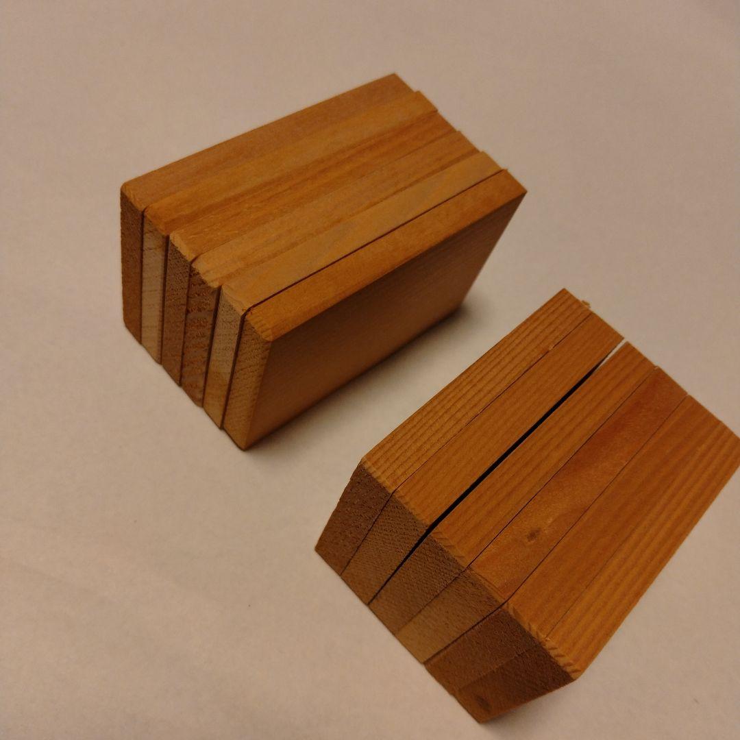 【U1042】木台　飾り台　2サイズ　12枚