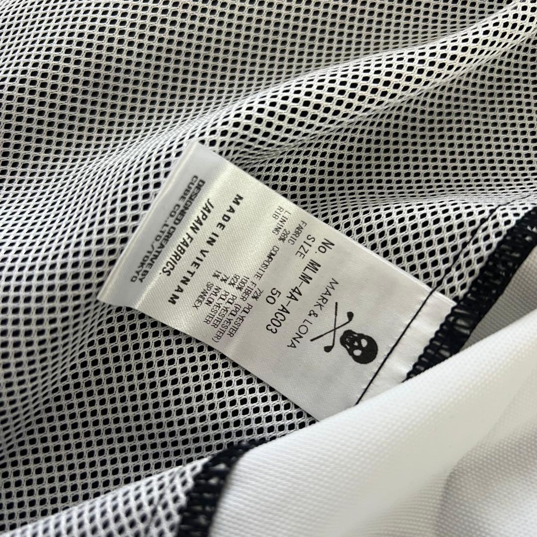 【新品】MARK&LONA マークアンドロナ　スニード　ナイロンジャケット　白黒