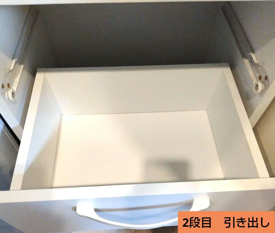 スリム☆ランドリー収納　ランドリーチェスト　脱衣場　洗面所収納　上下セット