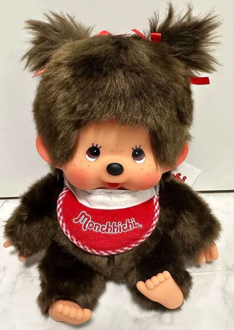 モンチッチプレミアムスタンダードお座りMサイズツインテール女の子