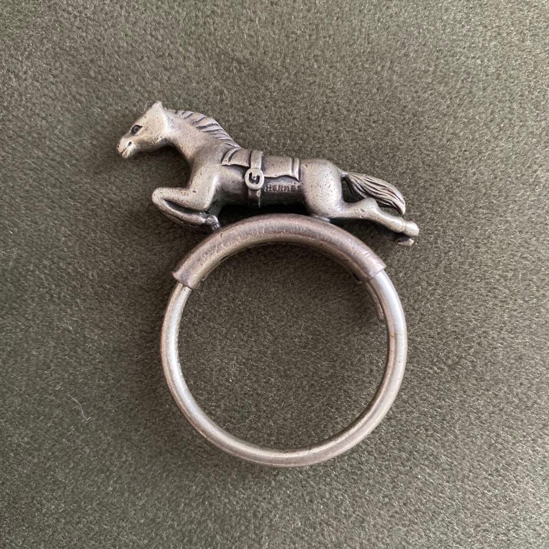 エルメス ホース シュヴァル キーリング シルバー 馬 鍵 Vintage 美品