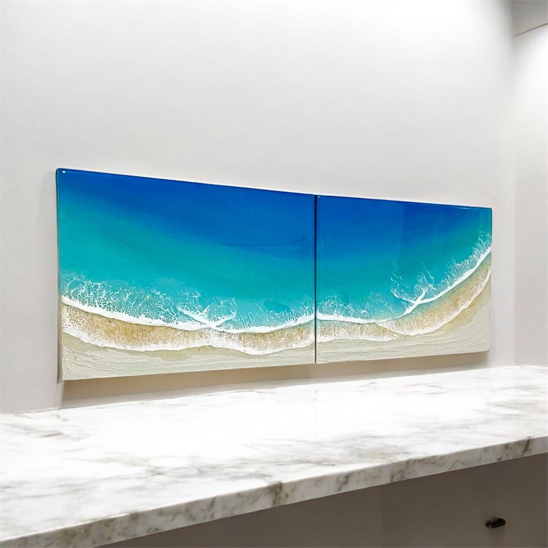 52 オーシャンアート　オーシャンパネル　オーシャンレジン　海