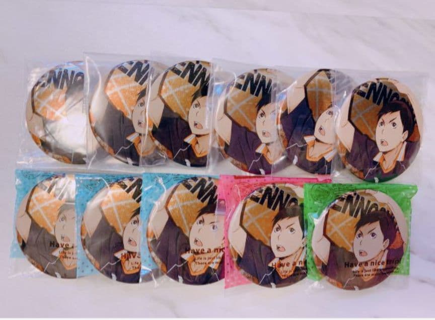 ハイキュー 縁下力 縁下 缶バッジ キャラバッジ