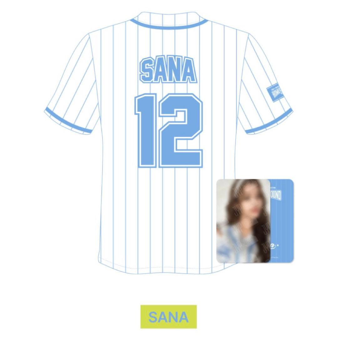 【美品】TWICE  9ROUND トレカ付きユニフォーム サナ