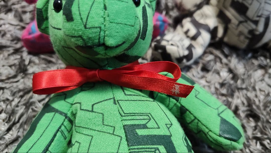 ☆可愛い☆　stussy テディベア4体セットまとめ売りです。