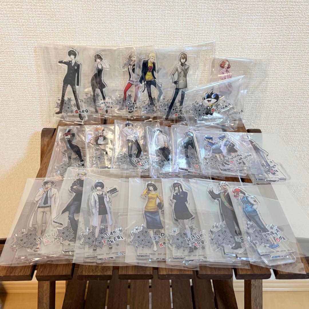 ペルソナ5ザ・ロイヤル 一番くじ　F賞　アクリルスタンド　21種セット