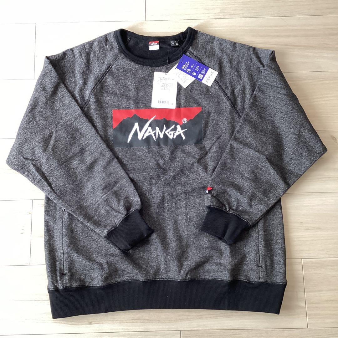 ナンガ　NANGA ECO HYBRID BOX LOGO SWEATSHIRT