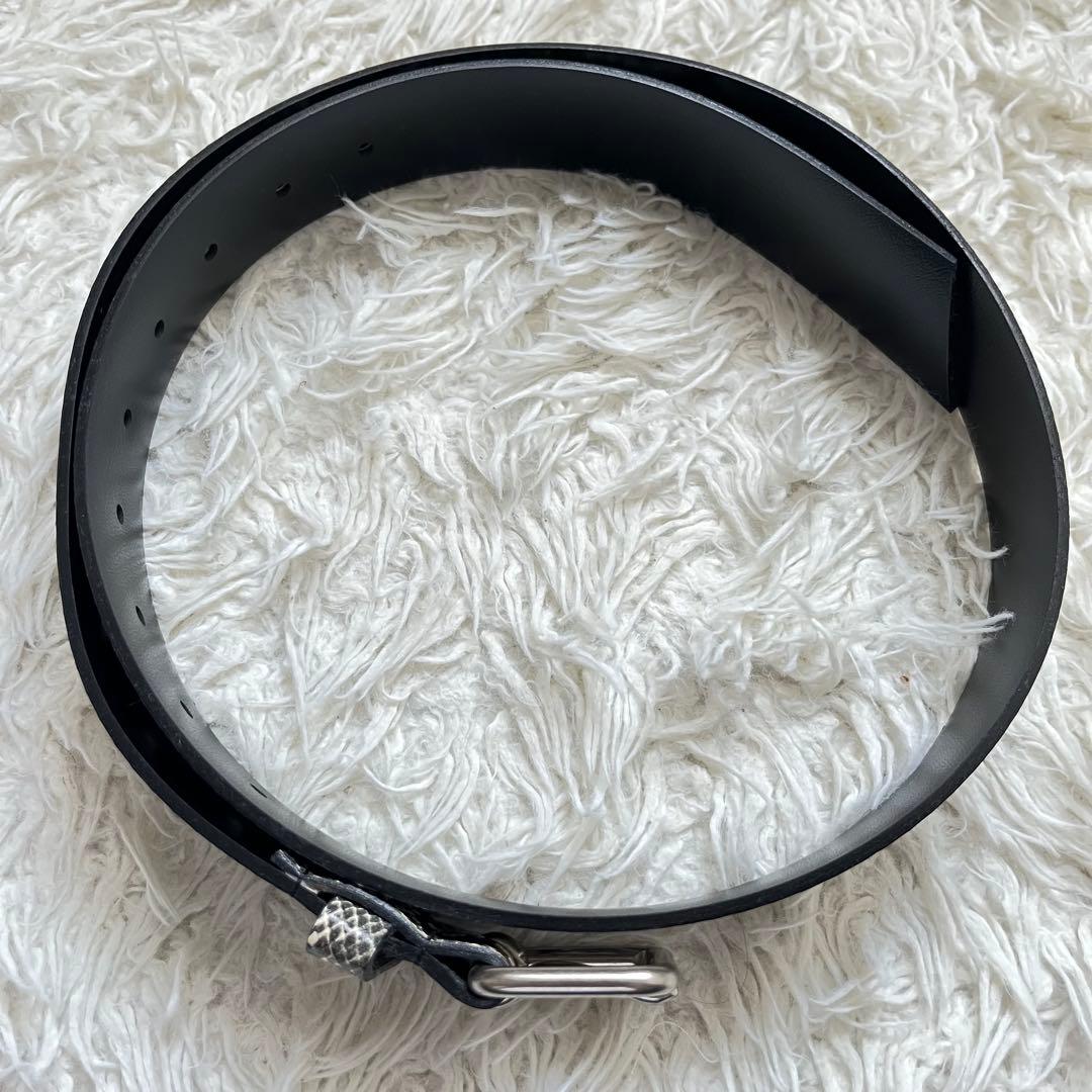 未使用級　tricot COMME des GARONS パイソン　レザーベルト