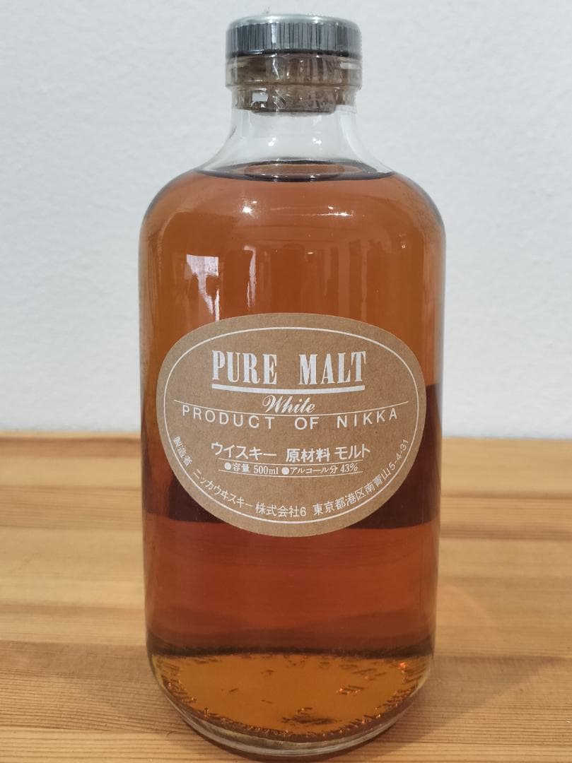 NIKKA ニッカウイスキー ピュアモルト ホワイト 500ml 終売品