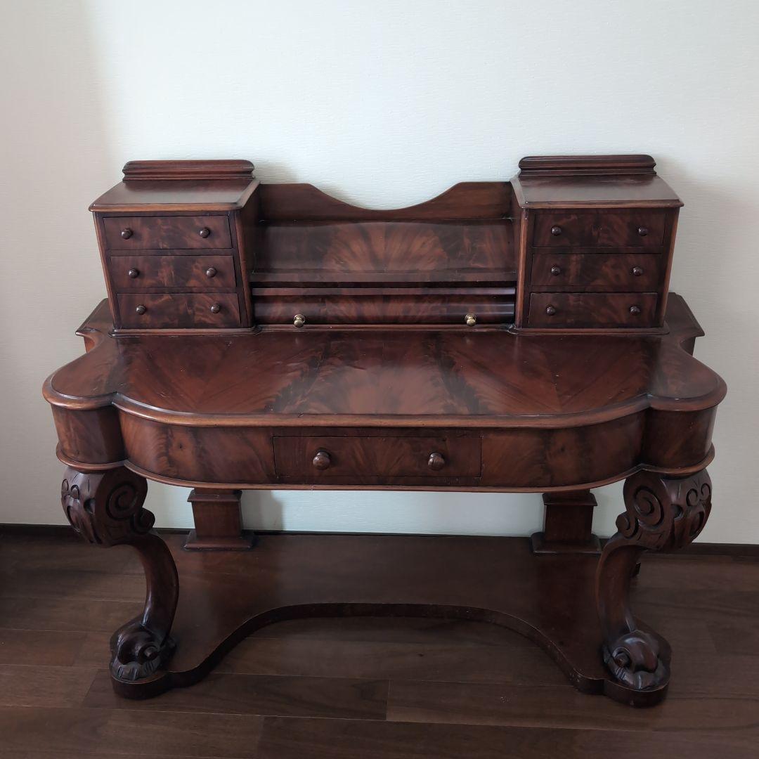 アンティーク木製文机 西洋 大正