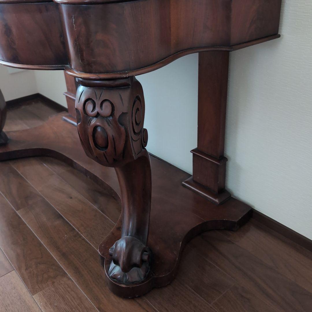 アンティーク木製文机 西洋 大正