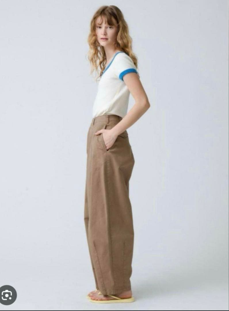 RHC Ron herman ワイドミリタリーパンツ ベージュ XS