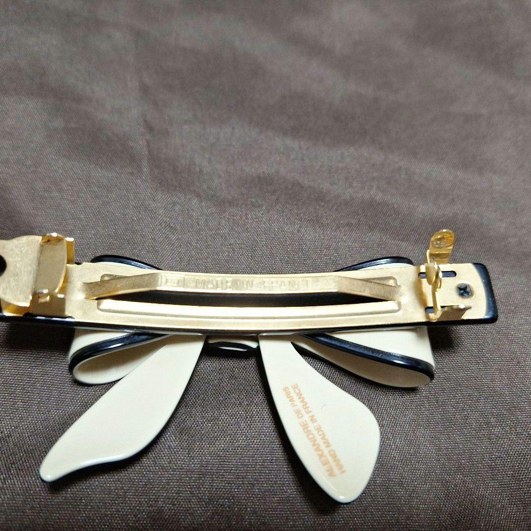 再お値下げ　美品　アレクサンドルドゥパリ リボン バレッタ