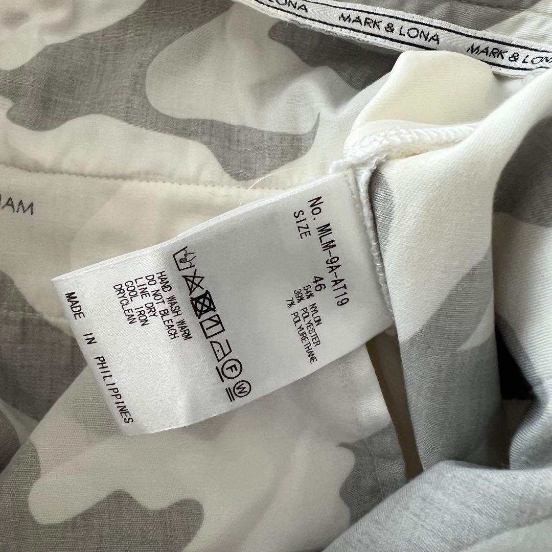 MARK&LONA マークアンドロナ　セットアップ　総柄　ロゴ　メンズ　ゴルフ