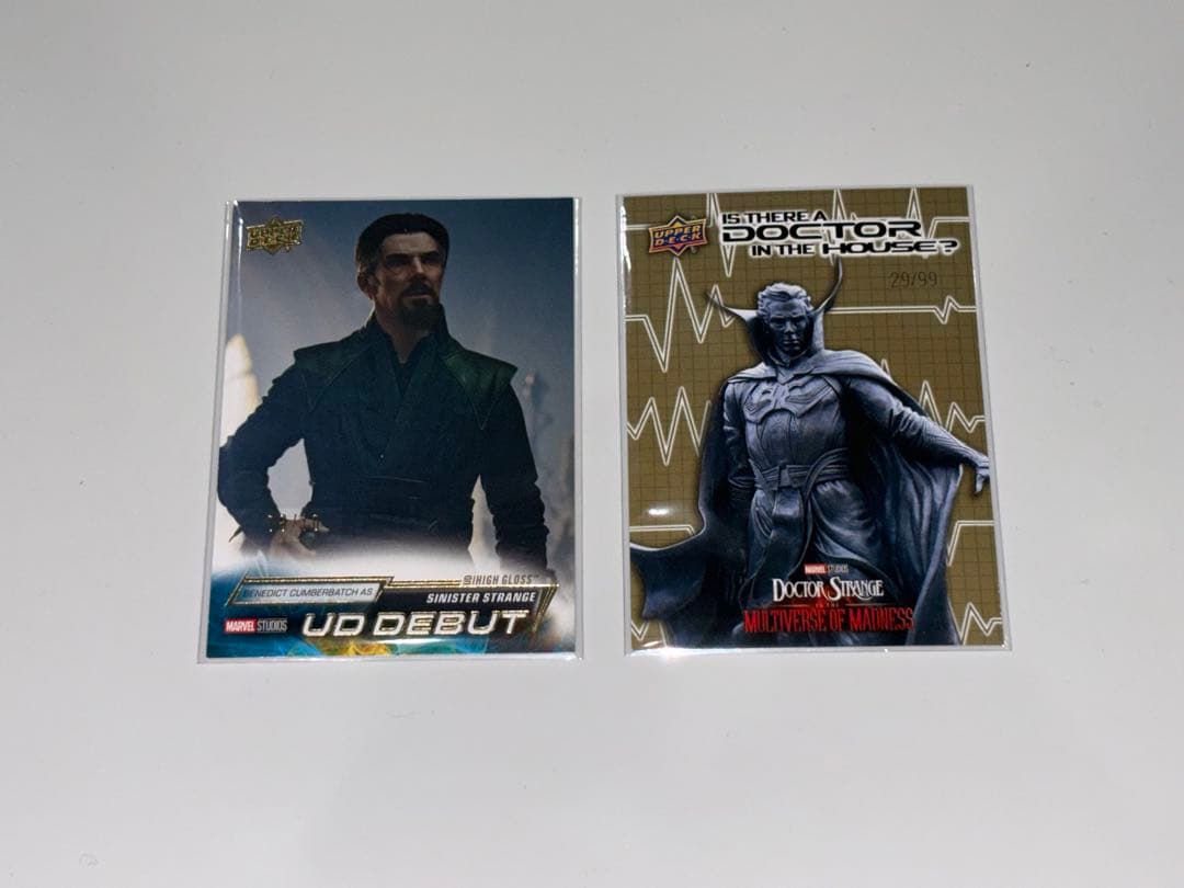 UPPER DECK MARVEL ドクターストレンジ　シリアルカード2枚