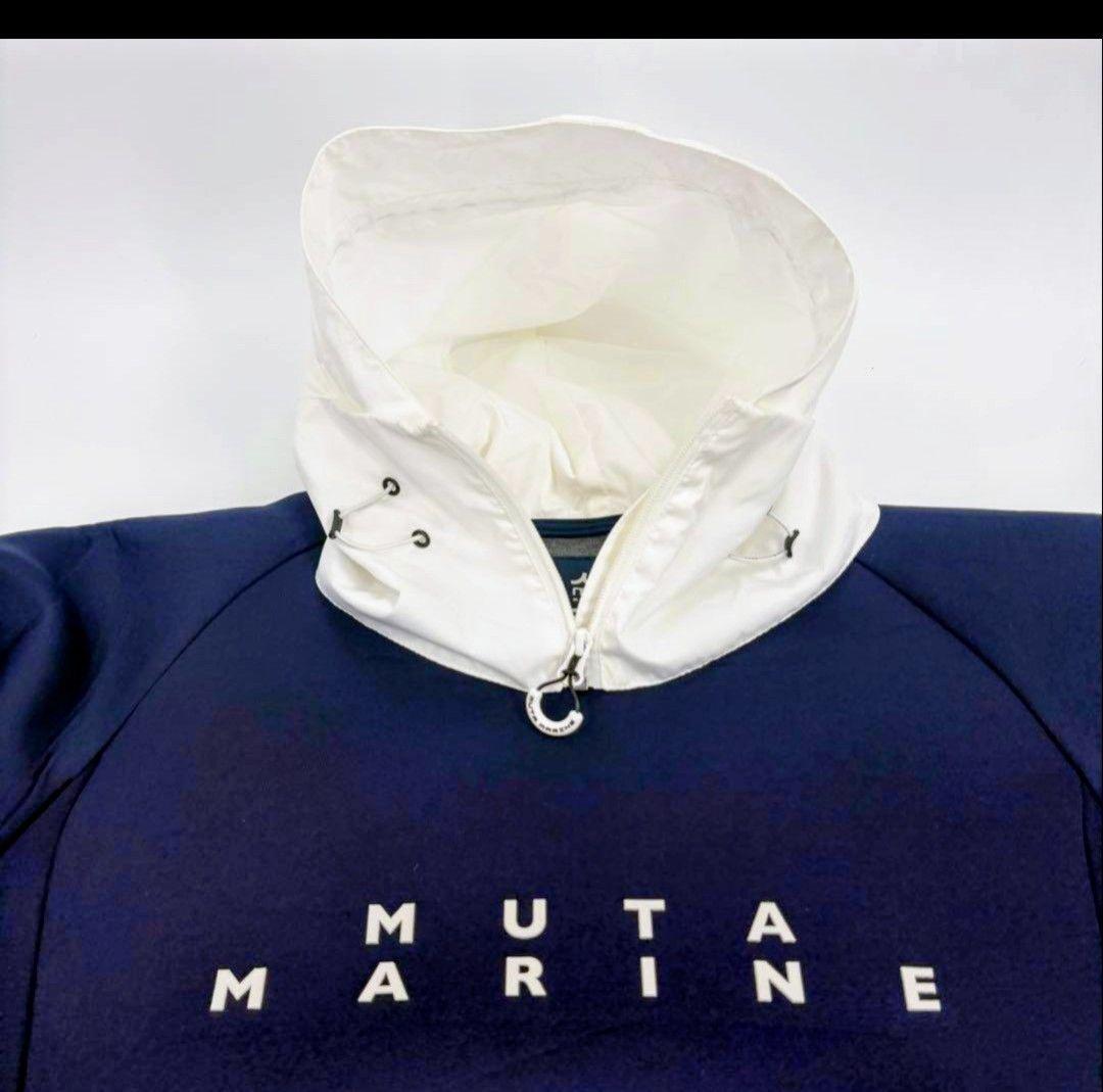 美品　ムータマリン　muta ボンディング アノラックパーカー　XL 637