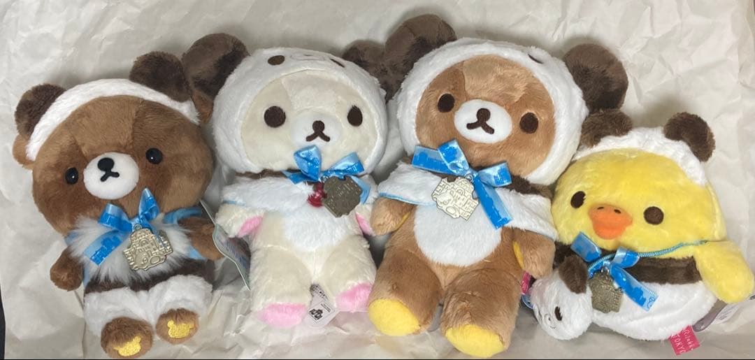 パンダ ぬいぐるみ　リラックマ　コリラックマ　キイロイトリ　チャイロイコグマ