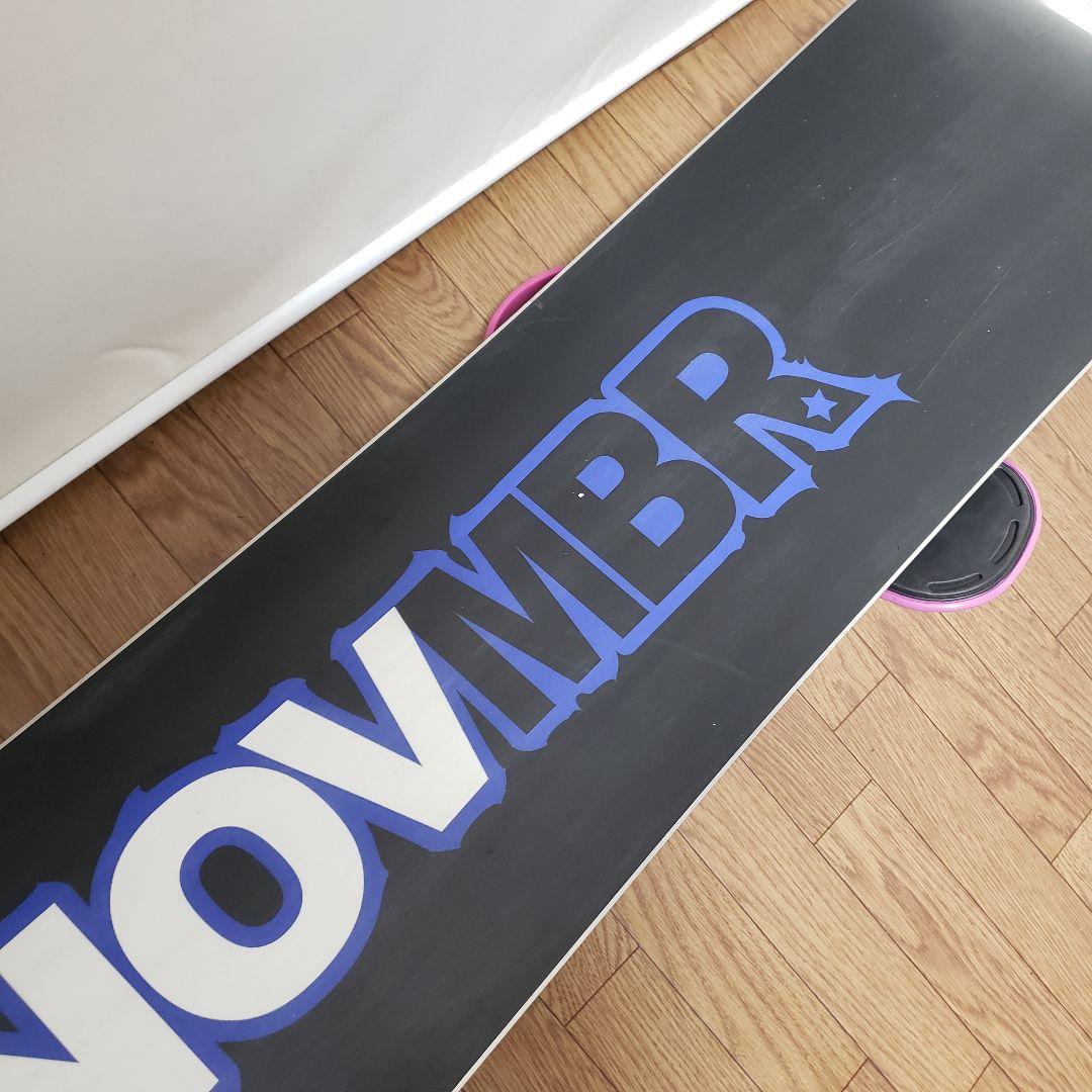 NOVEMBER ARTIST FLUX 142cm スノーボードセット