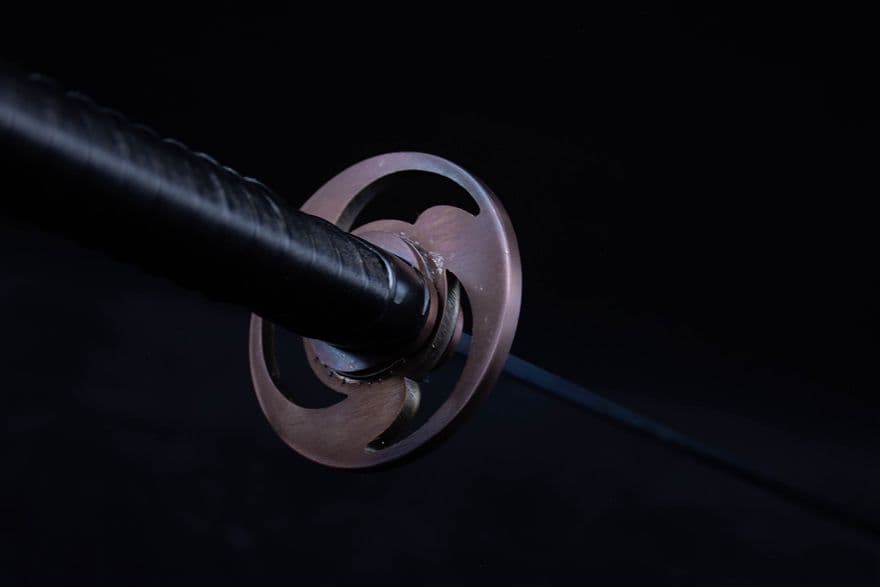 青火刺繍春刀  武具　刀装具　日本刀　模造刀   居合刀