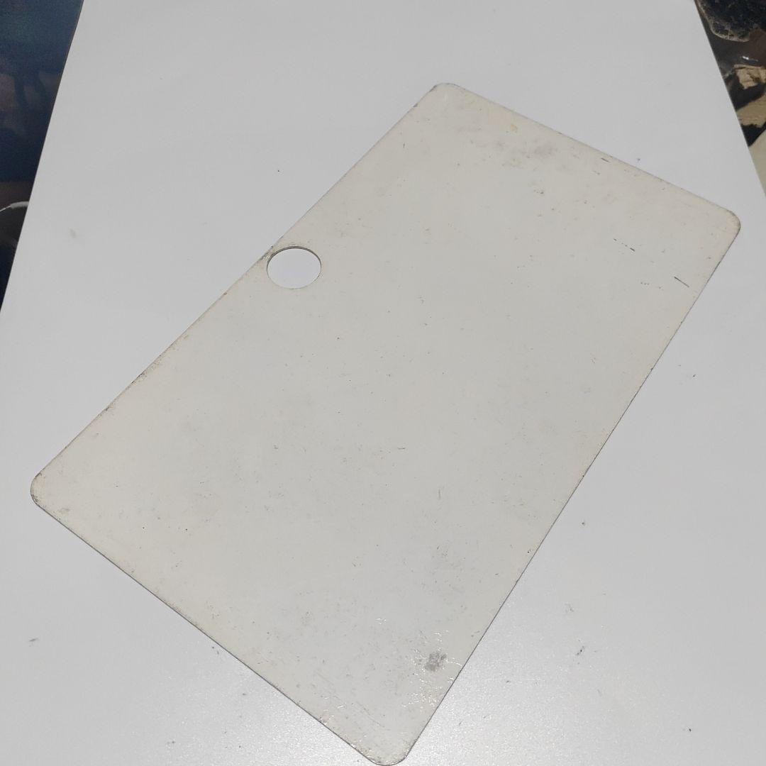 【鉄道サボ　愛称板】（表）ばんだいスキー　BANDAISKI（裏）白